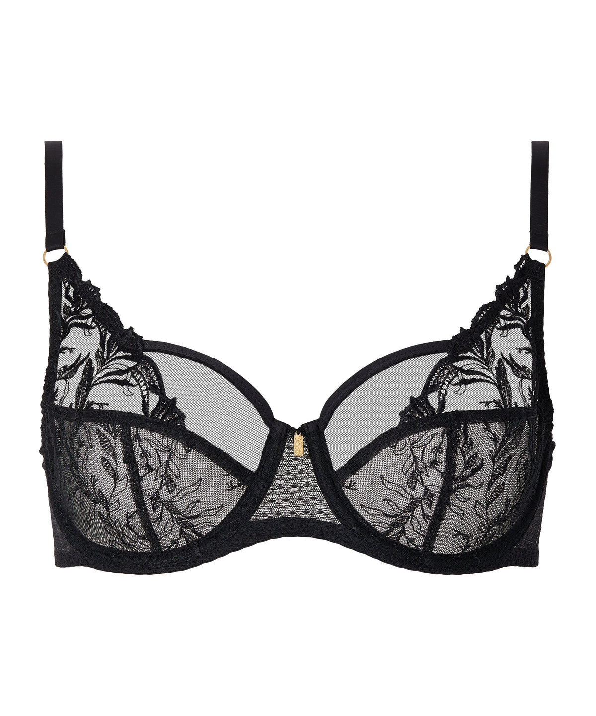 Hidden Treasure Soutien-gorge Emboîtant Foulard Black