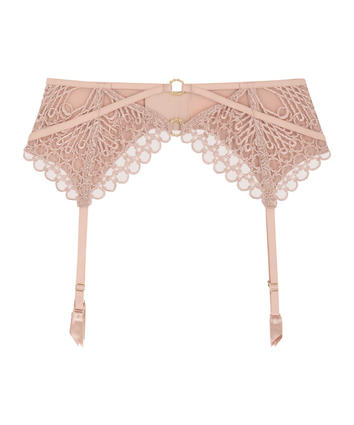 Éloge du Désir Strumpfbandhalter Misty Blush