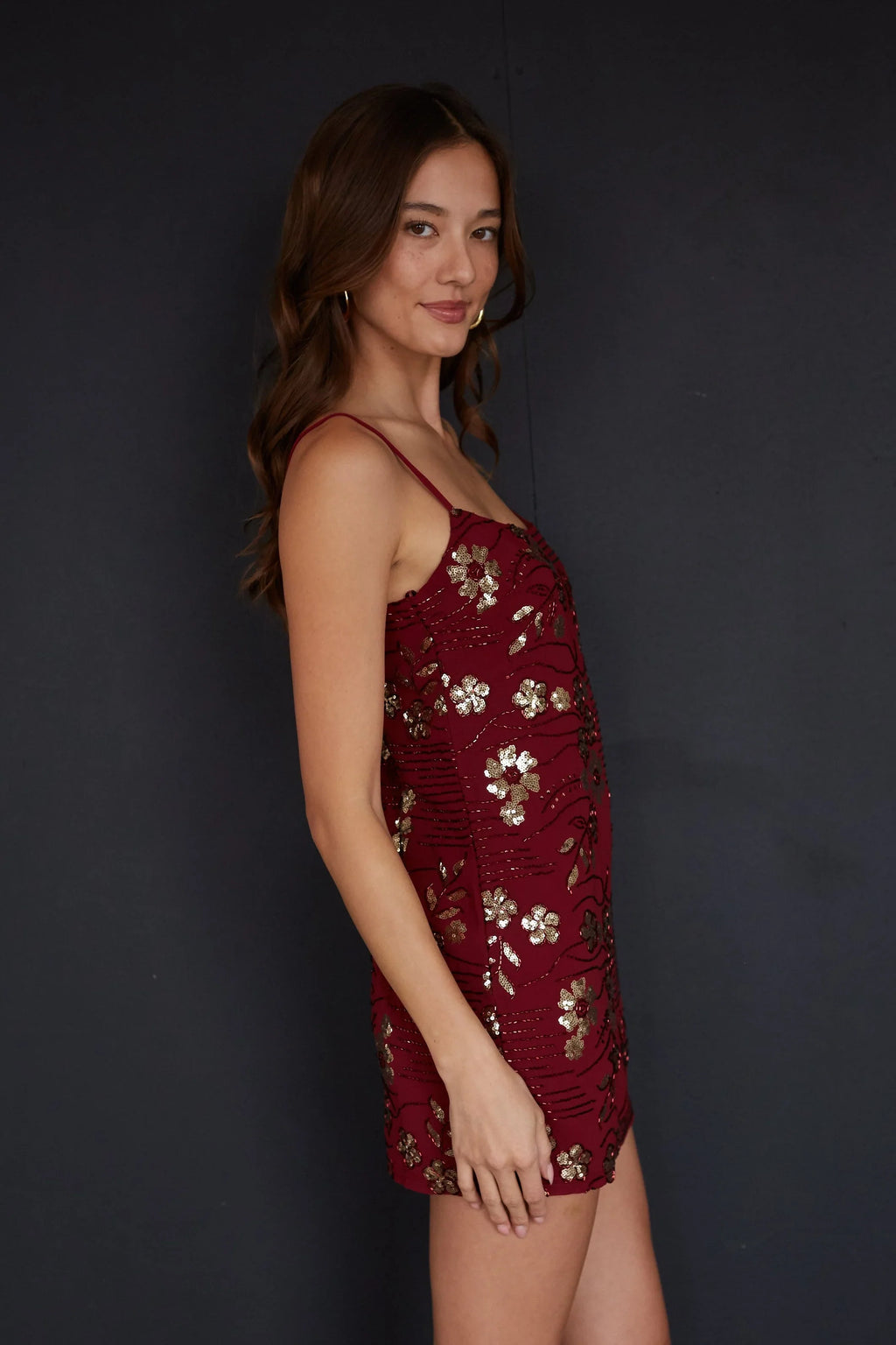 Erica Pailletten-Minikleid