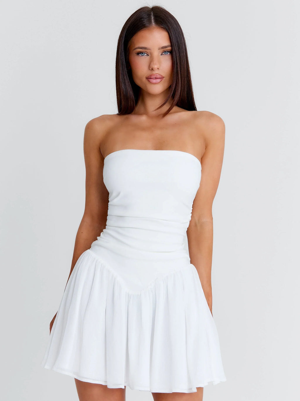 Zariah Minikleid Weiß
