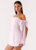 Akari Mini-Kleid – Rosa