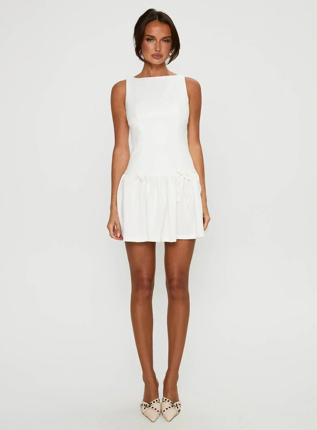 Milienne Minikleid Weiß