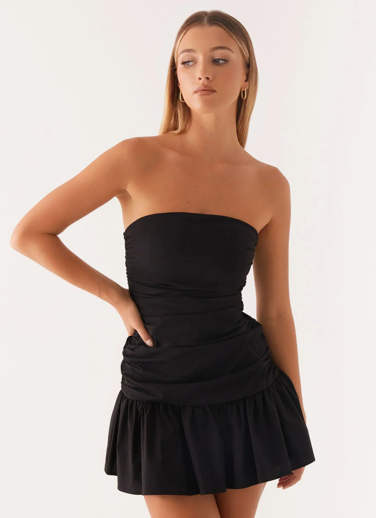 Carmel Minikleid – Schwarz