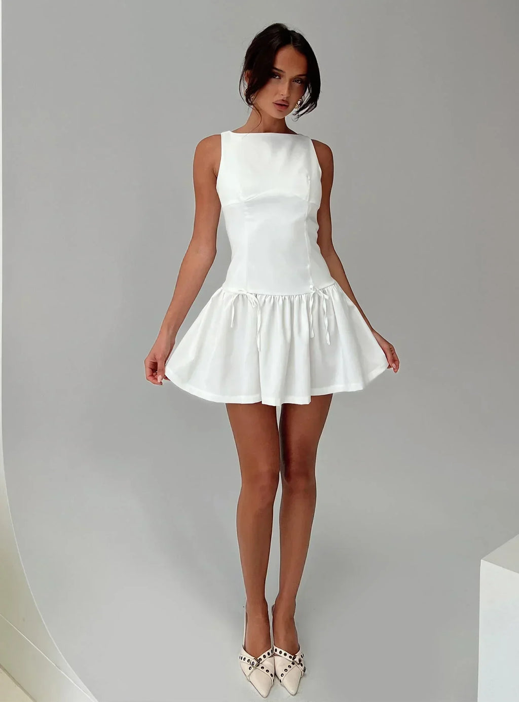 Milienne Minikleid Weiß