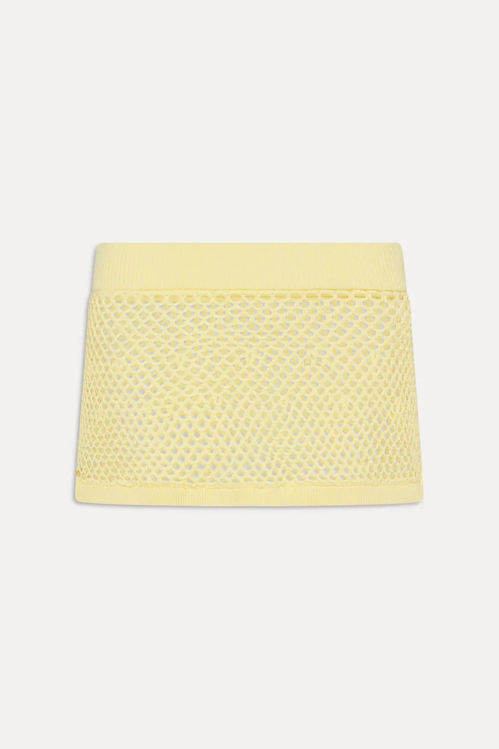 Adaline Crochet Mini Skirt - Whipped Butter