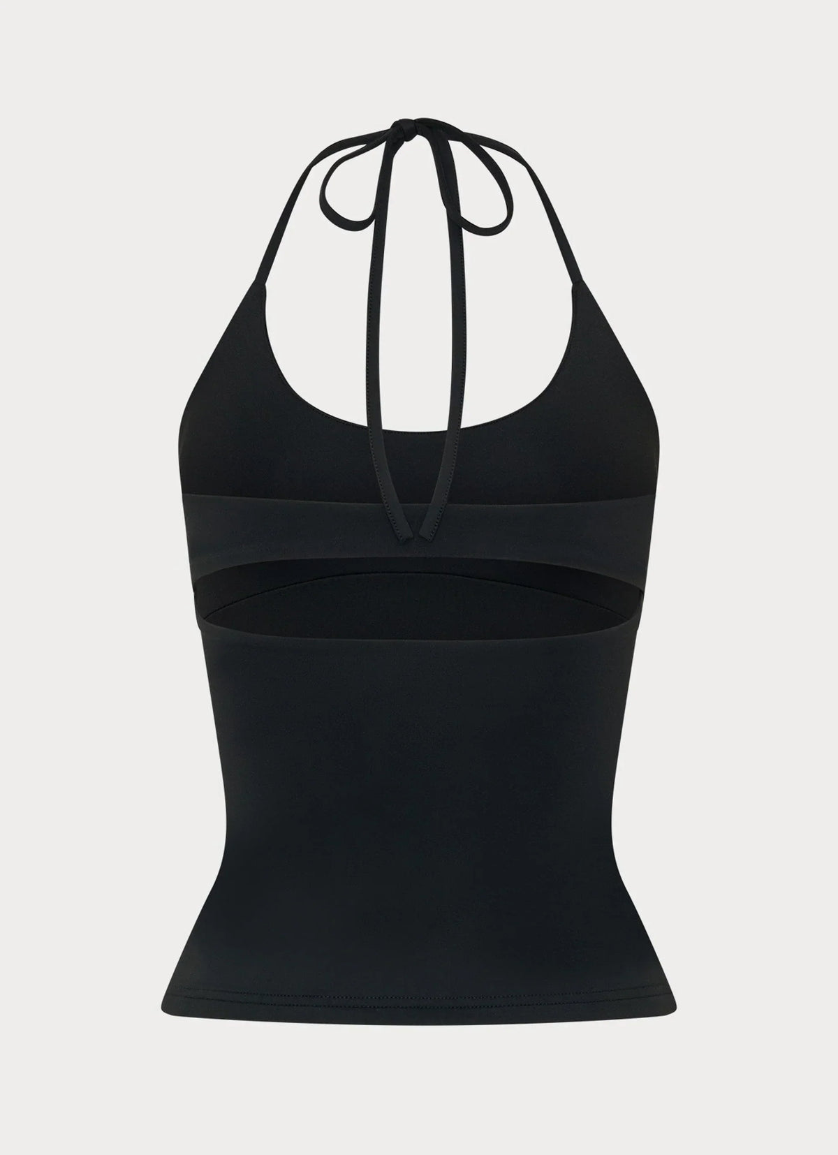 Chauncey Neckholder-Top – Schwarz