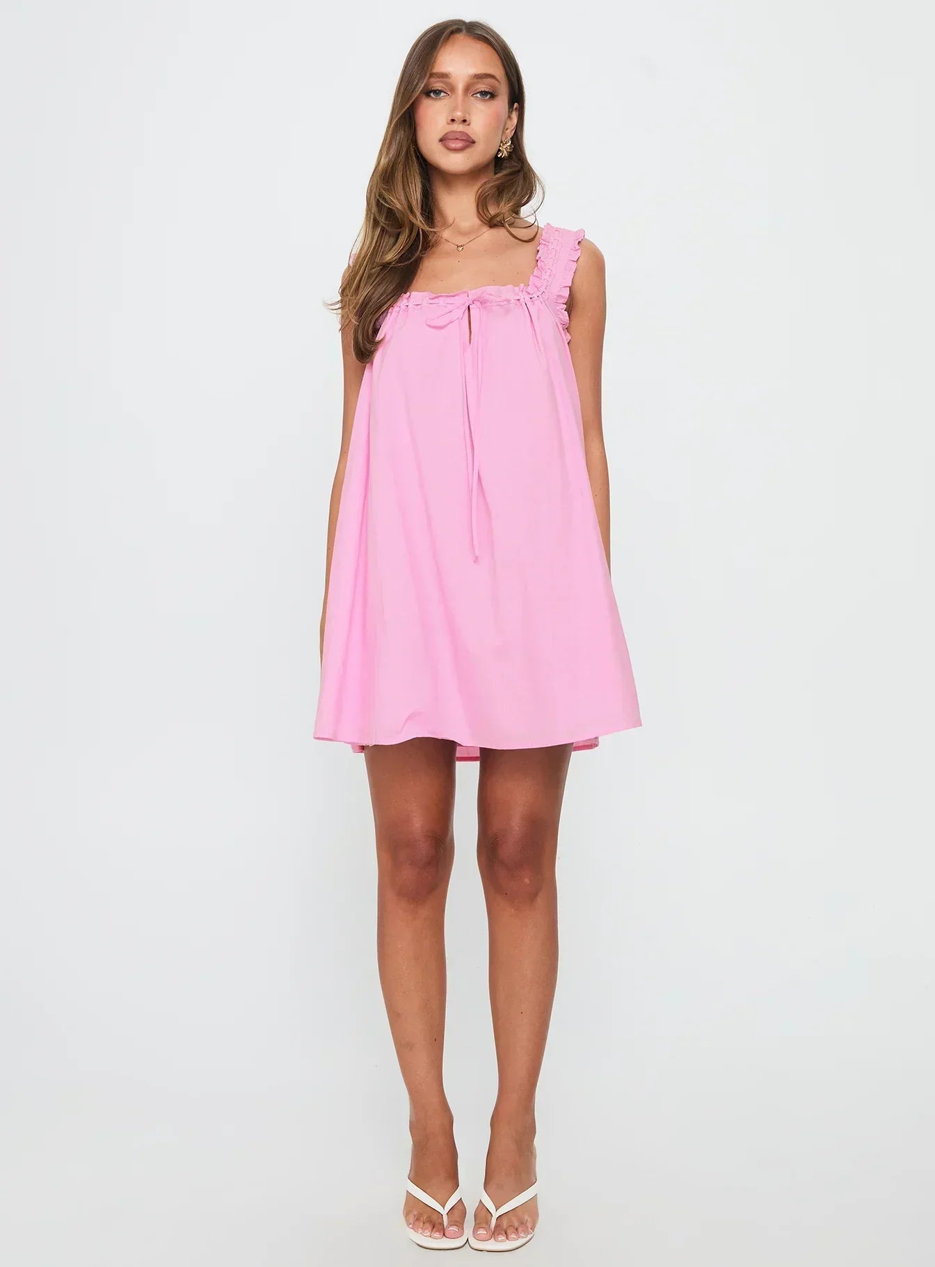 Schwingkleid Mini Rosa
