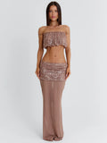 Patience Maxi Skirt Taupe