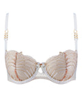 Hypnolove Gold Feather Balconette-BH mit Bügeln