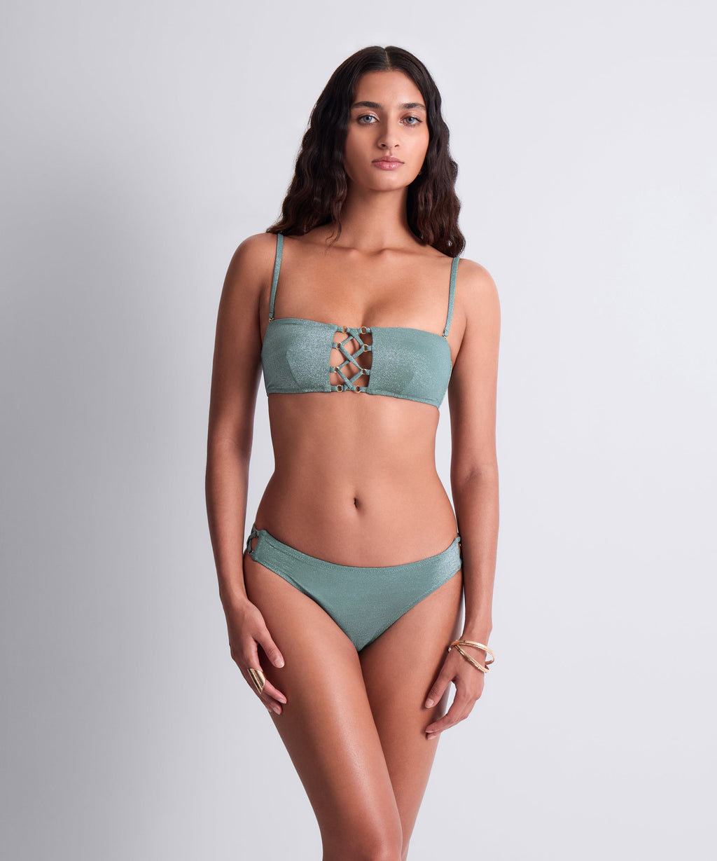 Summer Glow Haut de maillot de bain Bandeau souple Aqua