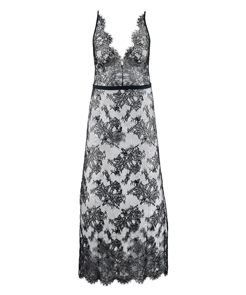 Histoire d’un Soir Langes Negligee Schwarz