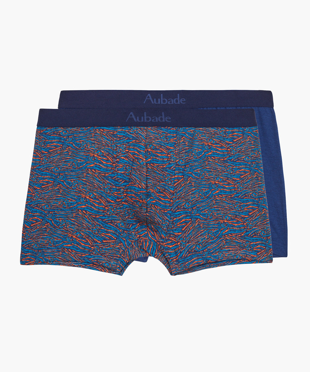 Aubade Homme 2er-Pack Boxershorts Blue Tiger
