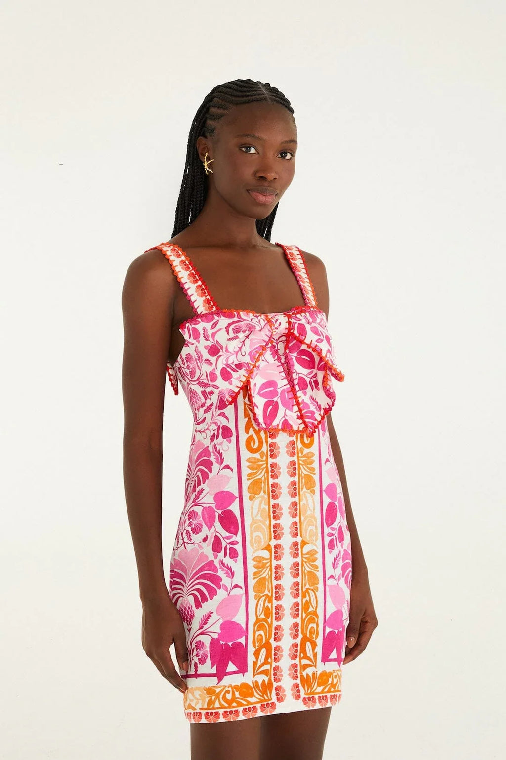 Off-White Santorini Crochet Mini Dress