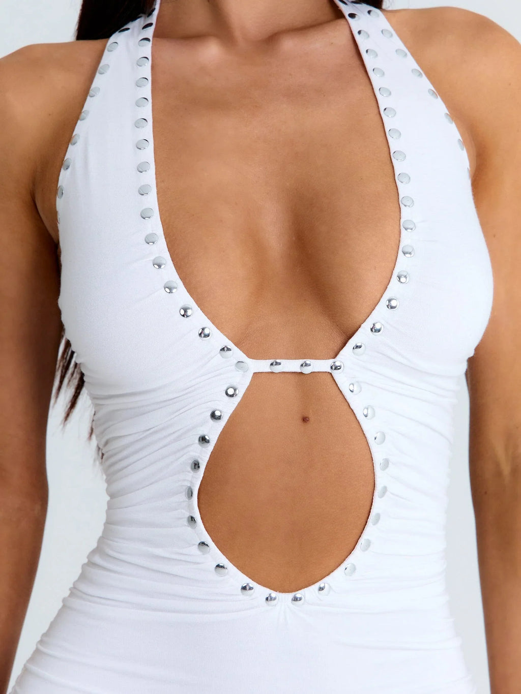 Thalina Minikleid Weiß