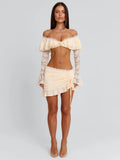 Marcella Mini Skirt Cream