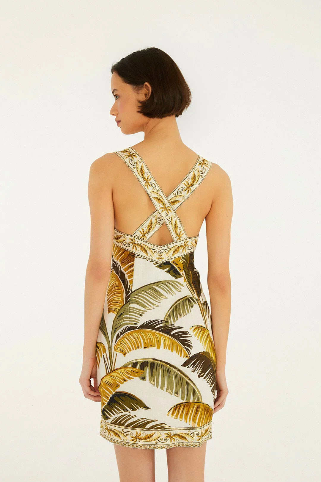 Off-White Trancoso Buttoned Mini Dress