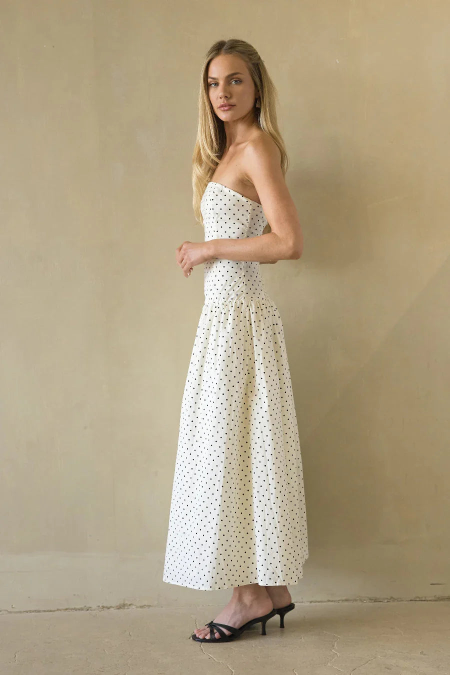 Joey Polka Dot Midikleid