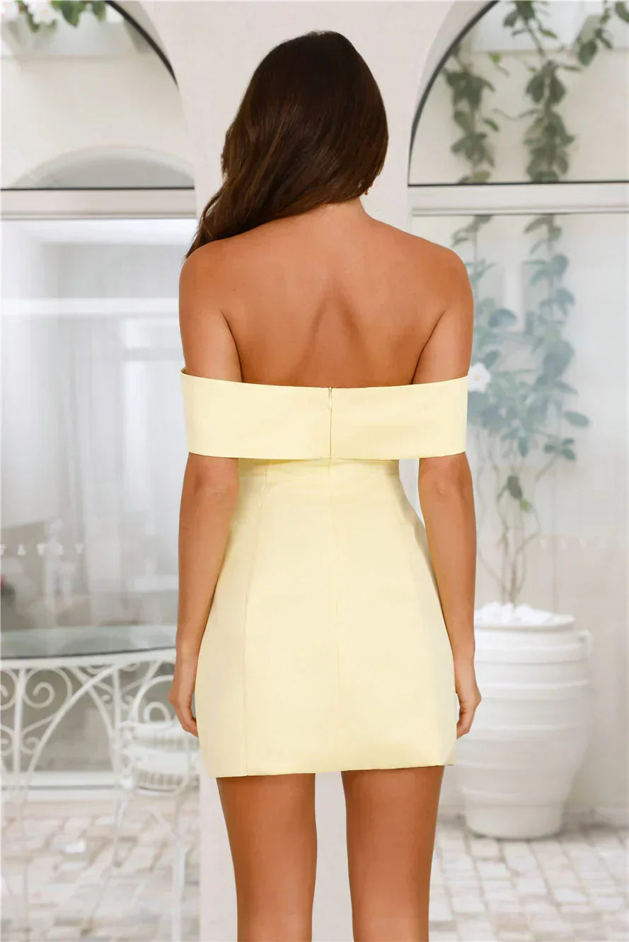 Scenes Like This Off Shoulder Mini Dress