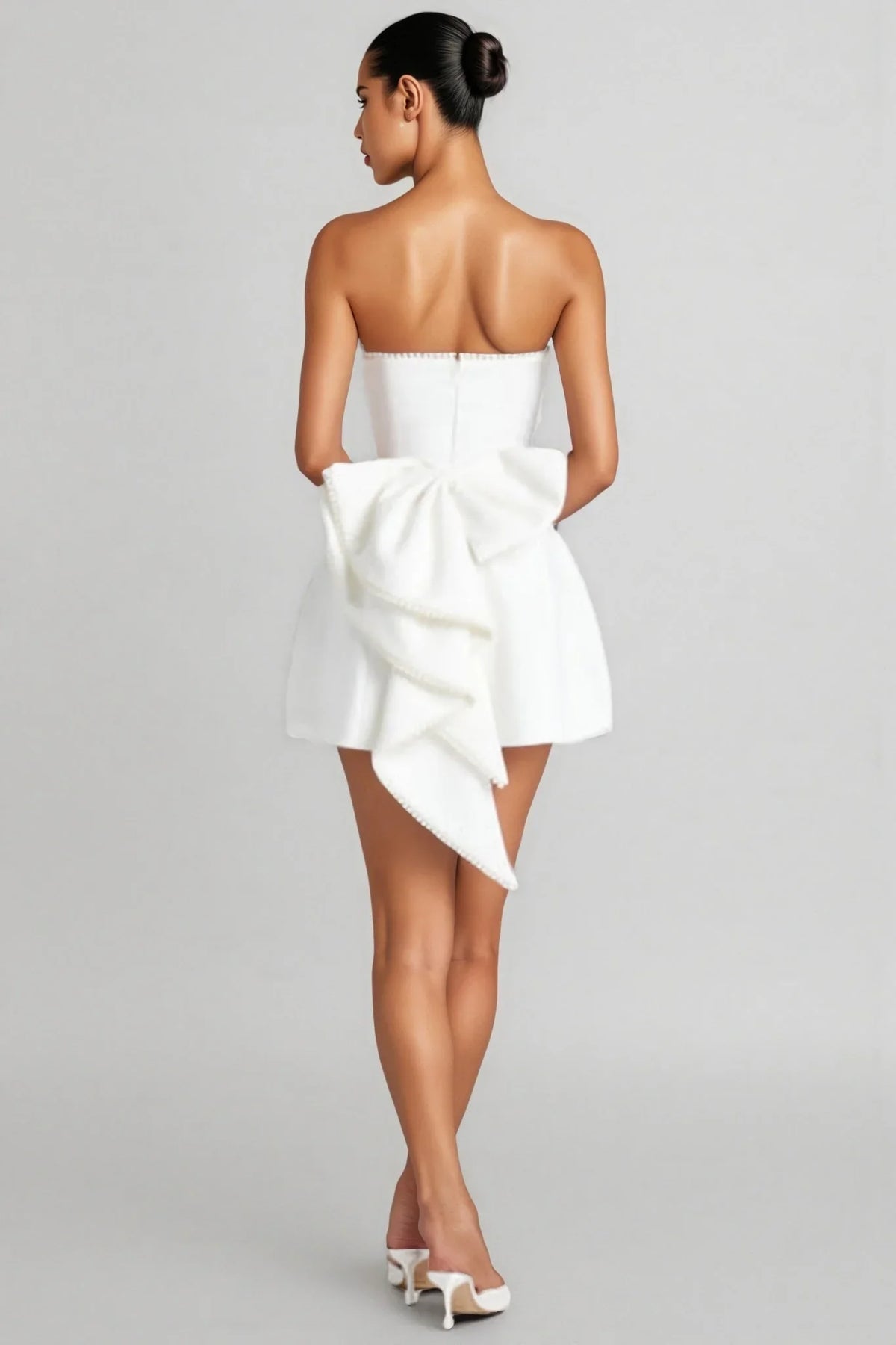 Raymos Backless Butterfly Mini Dress