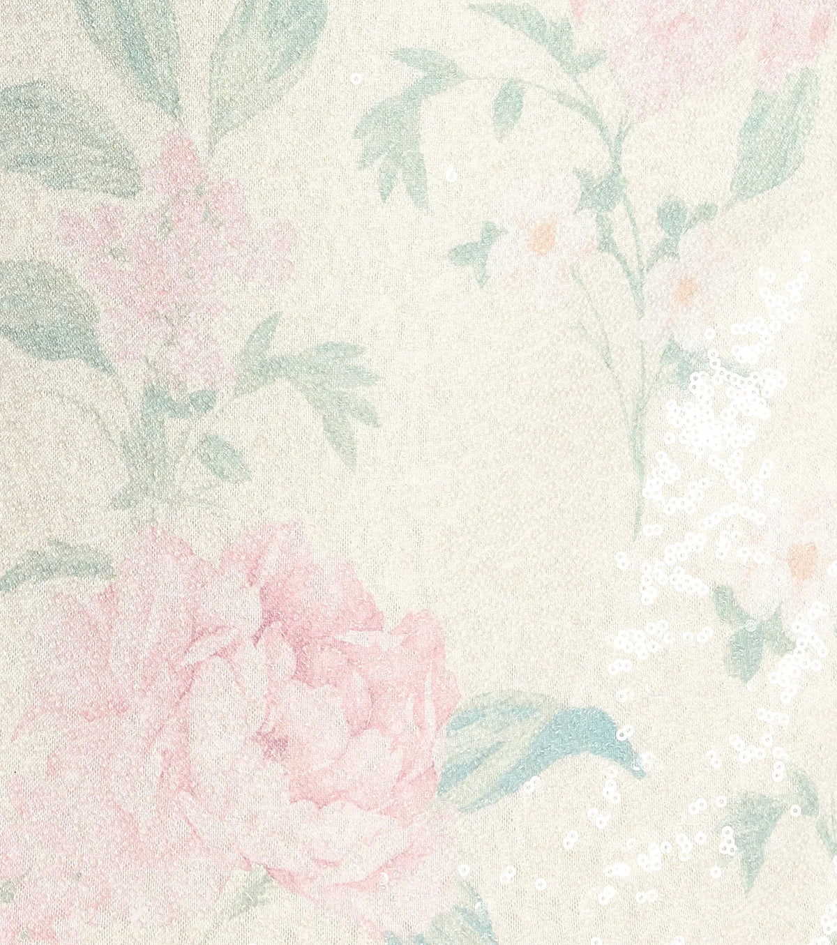 Krissy Pailletten-Minikleid mit Blumenmuster