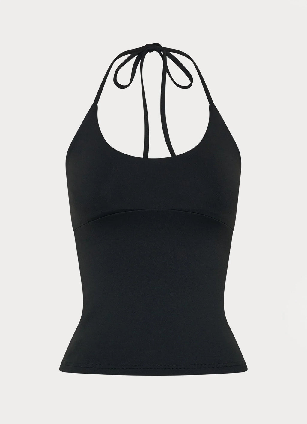 Chauncey Neckholder-Top – Schwarz