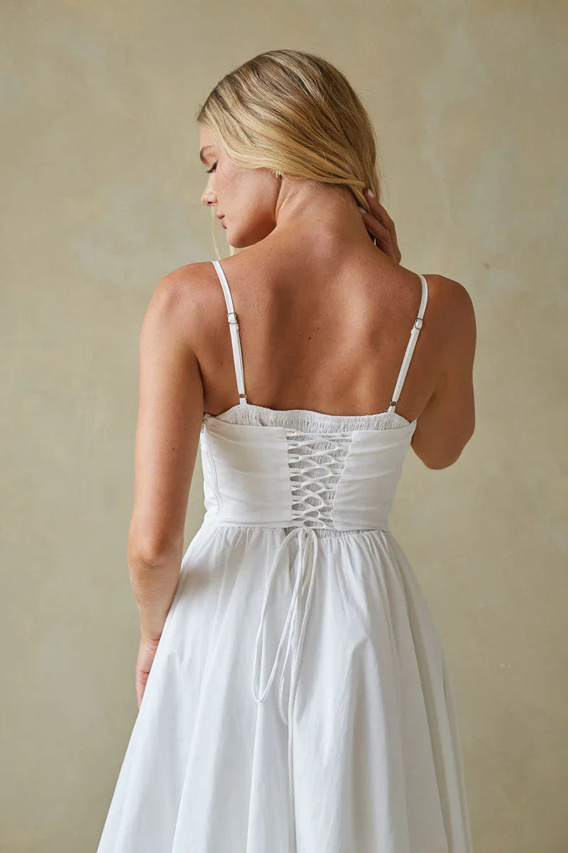 Britton Korsett-Midikleid