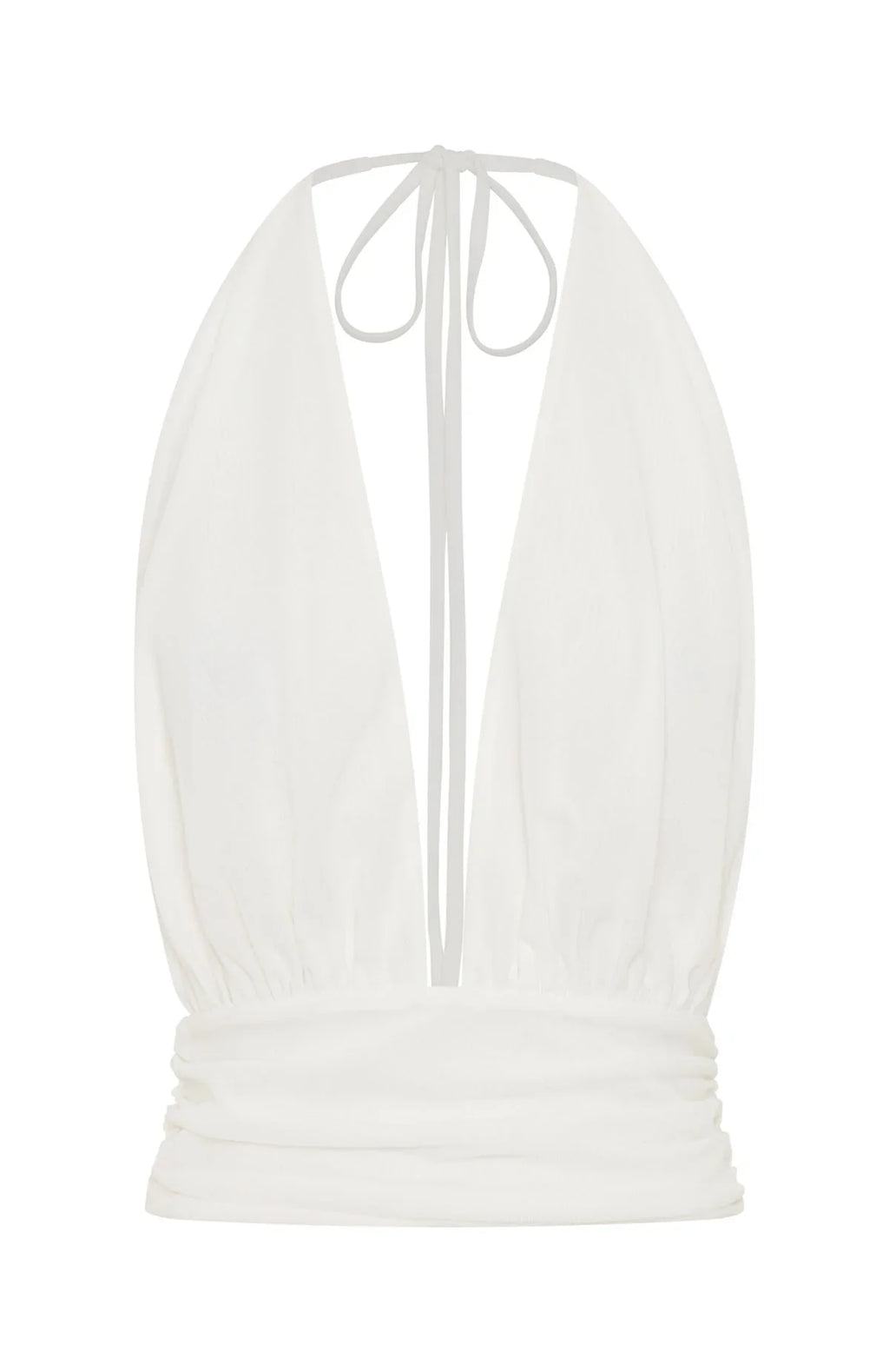 Dolce Dreams Halter Top Off White